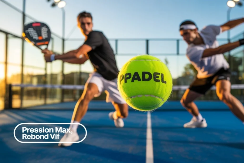 Balles de padel.