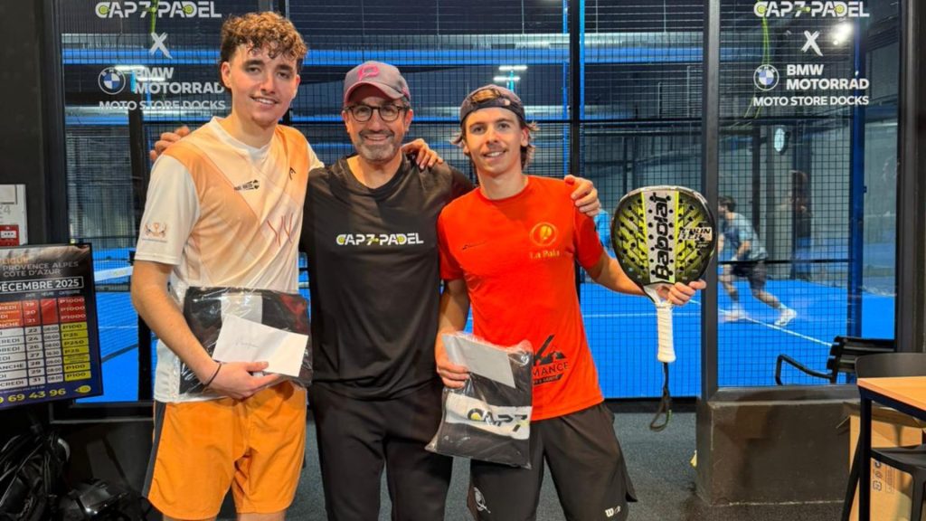 Couturier et Dumoulin triomphent au P1000 Cap7Padel, tête de série 1