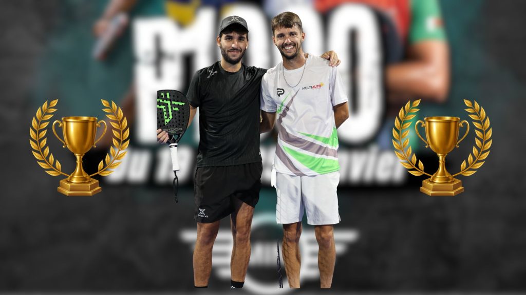 Finale P1000 Le Hangar : Perez et Pichon De Bury battent Molinero/Toppin