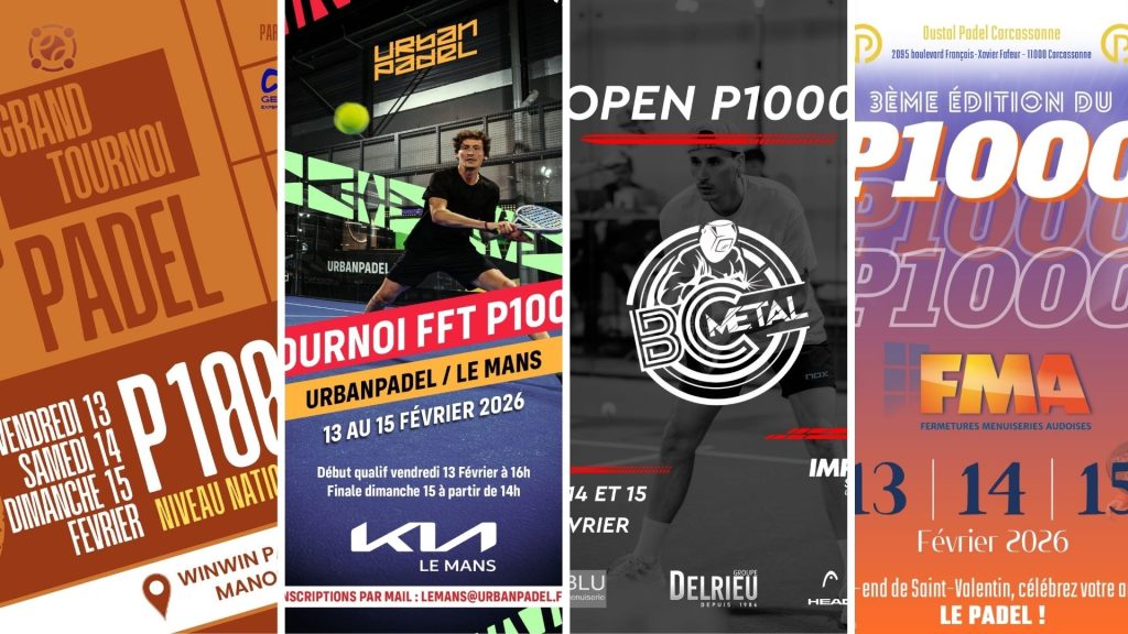 Demi-finales P1000 du week-end : programme et affiches à découvrir