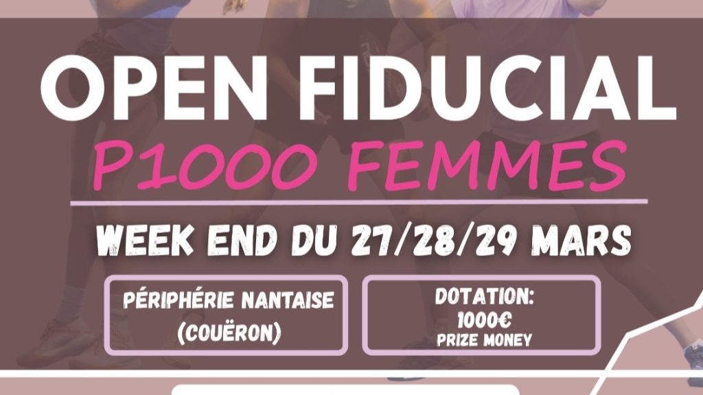 P1000 Fiducial : Tableau féminin captivant au Tennis Padel Club Couëronnais