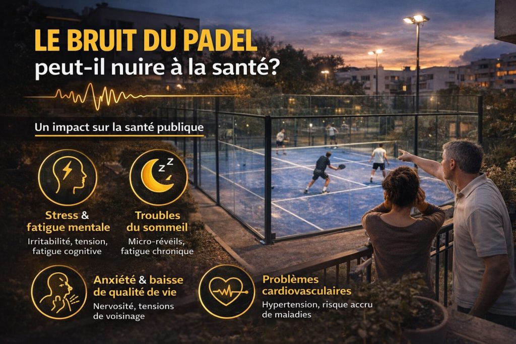 Impact du bruit du padel sur la santé : risques et recommandations