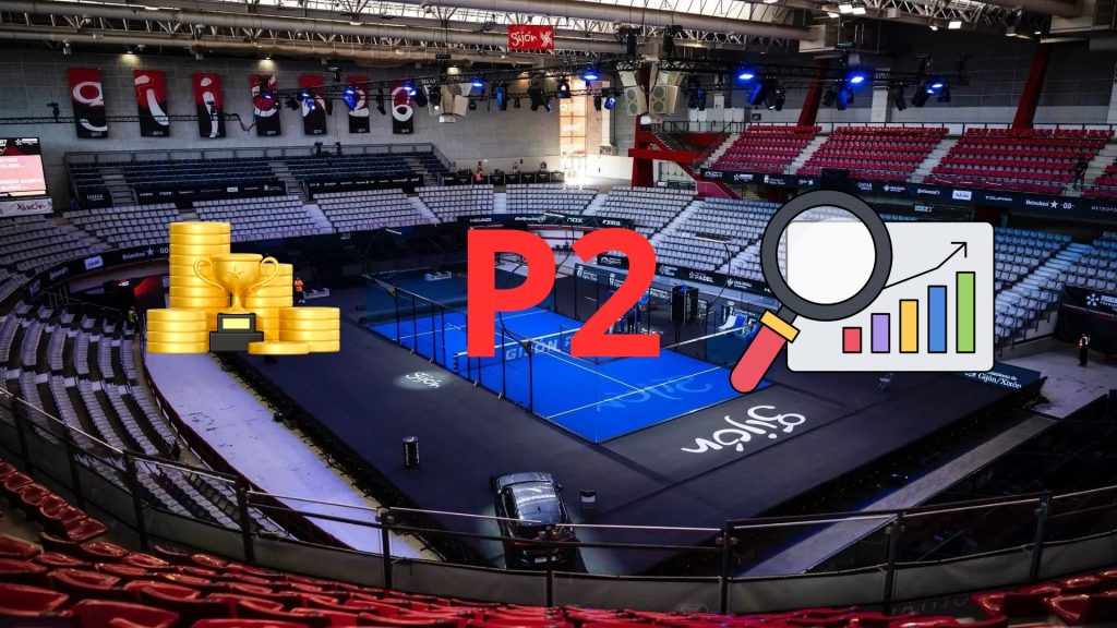 Gains et points des joueurs lors des tournois Premier Padel P2